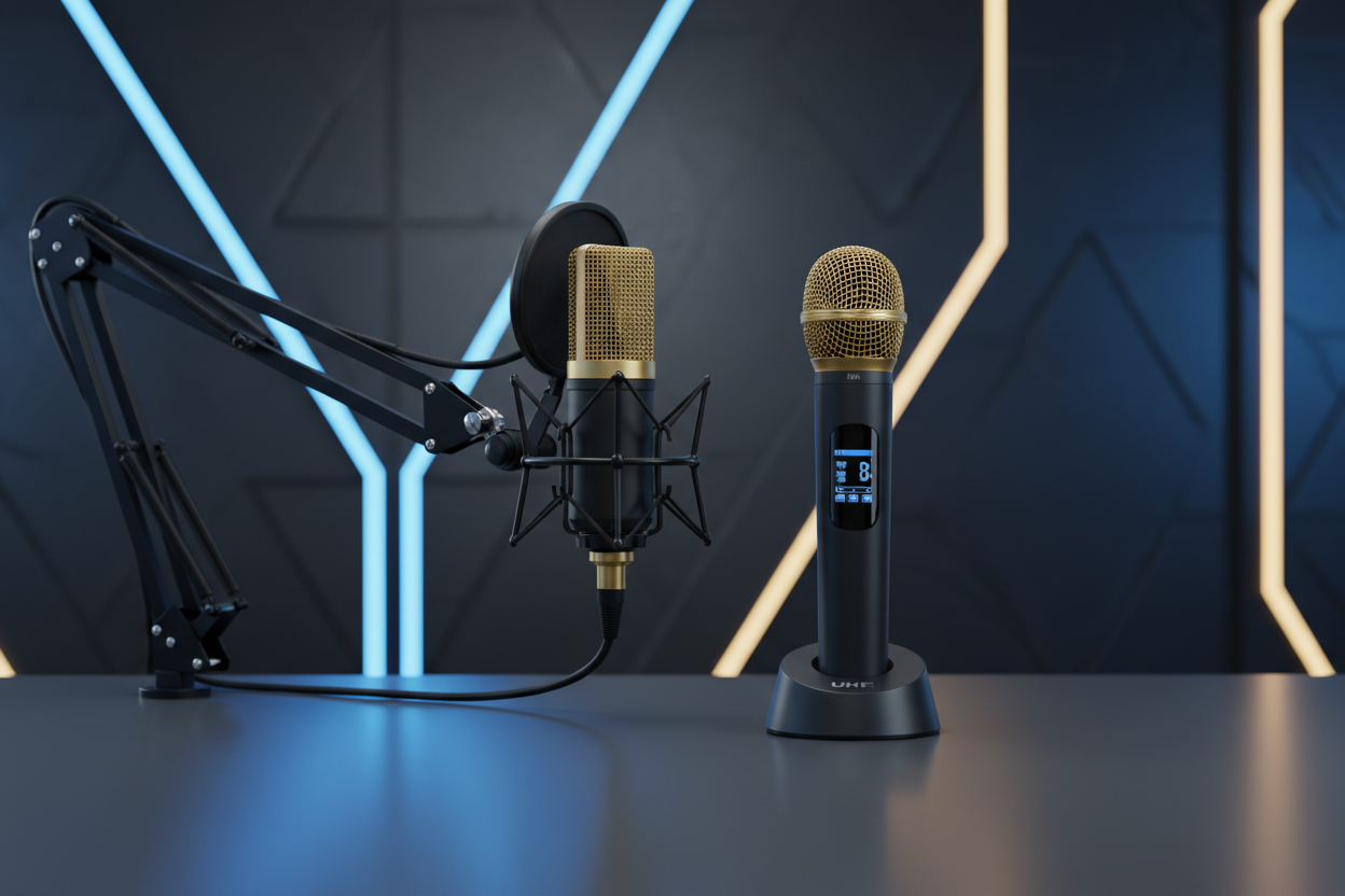 Colección de micrófonos BM800 y UHF